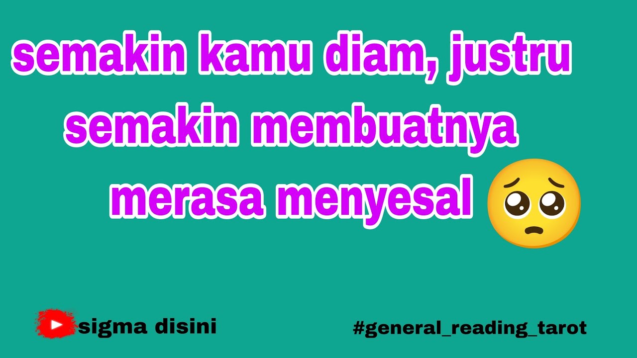 ☂️SESEORANG MERASA,SEMAKIN KAMU DIAM JUSTRU MEMBUAT DIA SEMAKIN MENYESAL☂️#tarot #zodiak