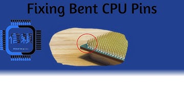 Fixing Bent CPU Pins