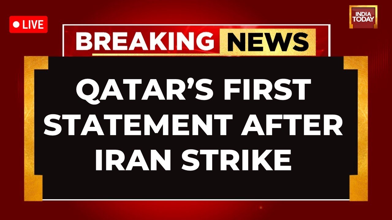 Qatar’s first statement after Iran attack LIVE | Iran attacks US targets in Qatar Live News