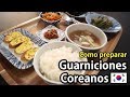 Una mama Coreana como preparar guarniciones coreanas - Recetas de Banchan Coreana - desayuno coreano
