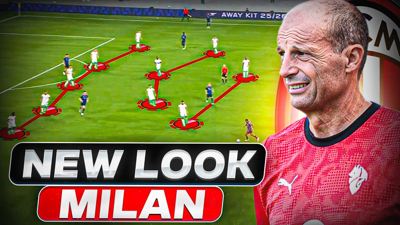 BREAKING DOWN Allegri's 5-4-1 Tactics at Milan