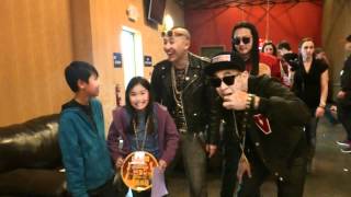 Hanging out with Far East Movement!!! 4/10/12