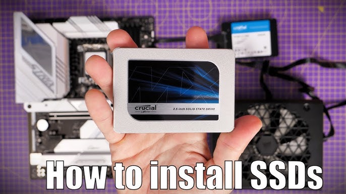 How to INSTALL and REVIEW // Crucial MX500 SSD. Is it Worth it? - YouTube