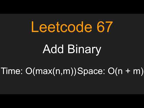 Add Binary - Leetcode 67 - Python