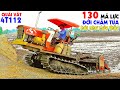 Siêu phẩm quái vật máy cày bánh xích Yanmar 4T112 đời chậm tua turbo bự 130ngựa