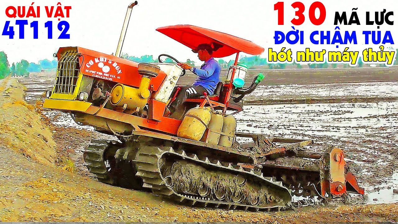 Самодельные гусеничные тракторы вьетнамских фермеров великолепны