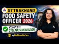 Uttarakhand FSO Syllabus 2026 | Uttarakhand Food Safety Officer Syllabus | UKPSC FSO Vacancy 2026