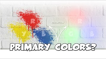 What are primary colors? RGB or RYB; Fast revision of Color Models, Part1
