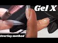 How to make your gel x nails last 4 weeks    overlay method  beginner friendly tutorial