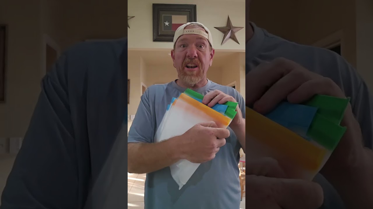 10 pack reusable silicone bags for food