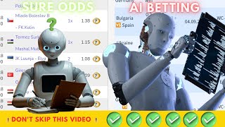 Today's Sure Prediction 🔥 AI Betting Tips & Correct Score | Sure 2 Odds & Football Predictions