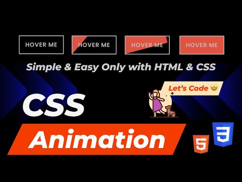 CSS Button Hover Effects | CSS Button Animation | CSS animation tutorial in Hindi