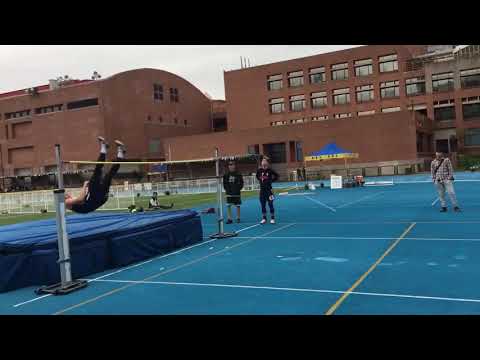1.80 meter High Jump (slow motion) at Taipei American School
