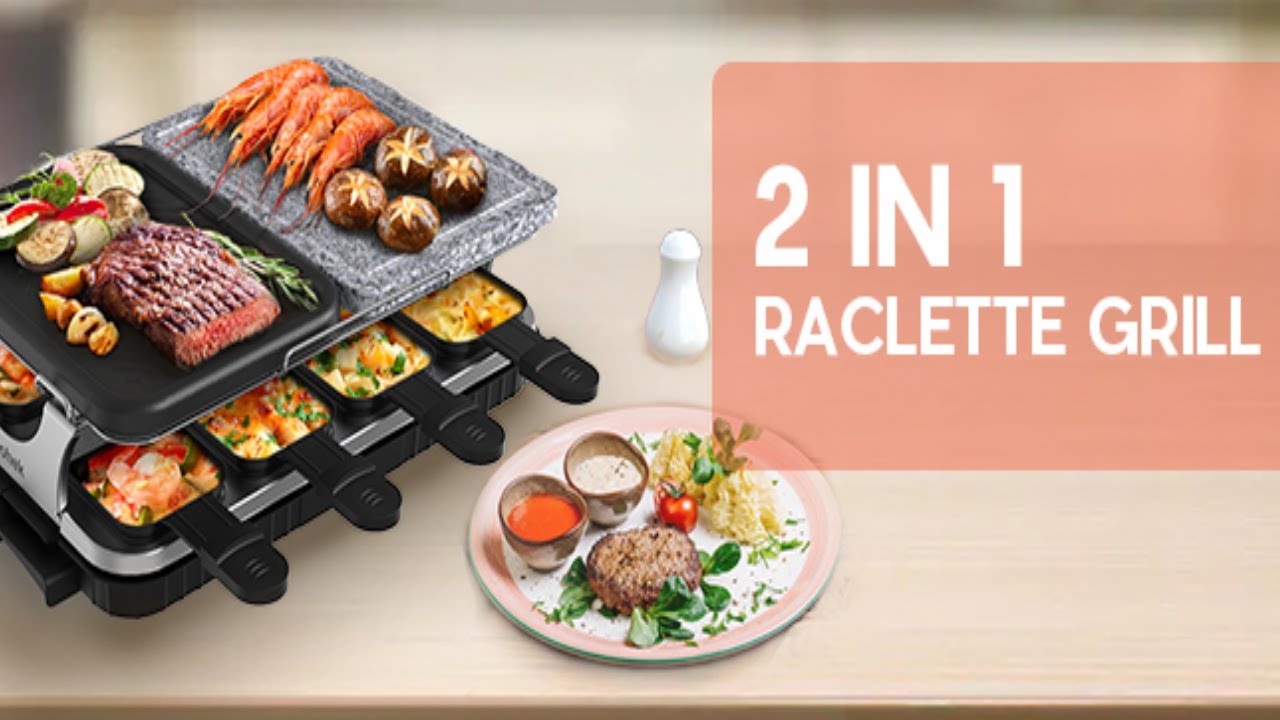 Raclette Table Grill, Techwood Electric Indoor Grill Korean BBQ