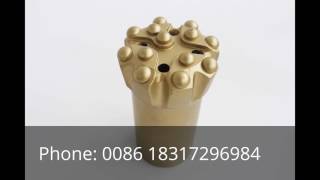 Top hammer drilling, threaded and tapered drill bits, DTH bits and hammers