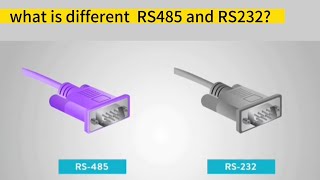 Difference RS232 and RS485 connector wiring #plc #p2studychannel #shorts #automation #electrical 