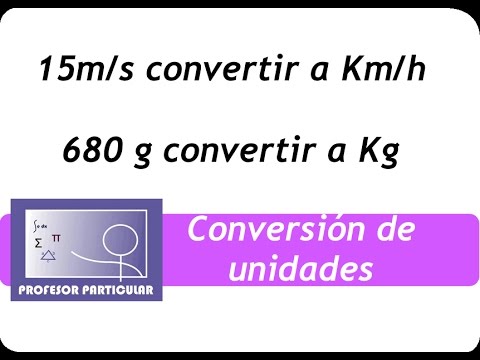 Conversiones- Física prepa
