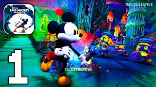 Disney Epic Mickey: Rebrushed - Gameplay Walkthrough Part 1 - Intro & Tutorial (iOS, Android) screenshot 3