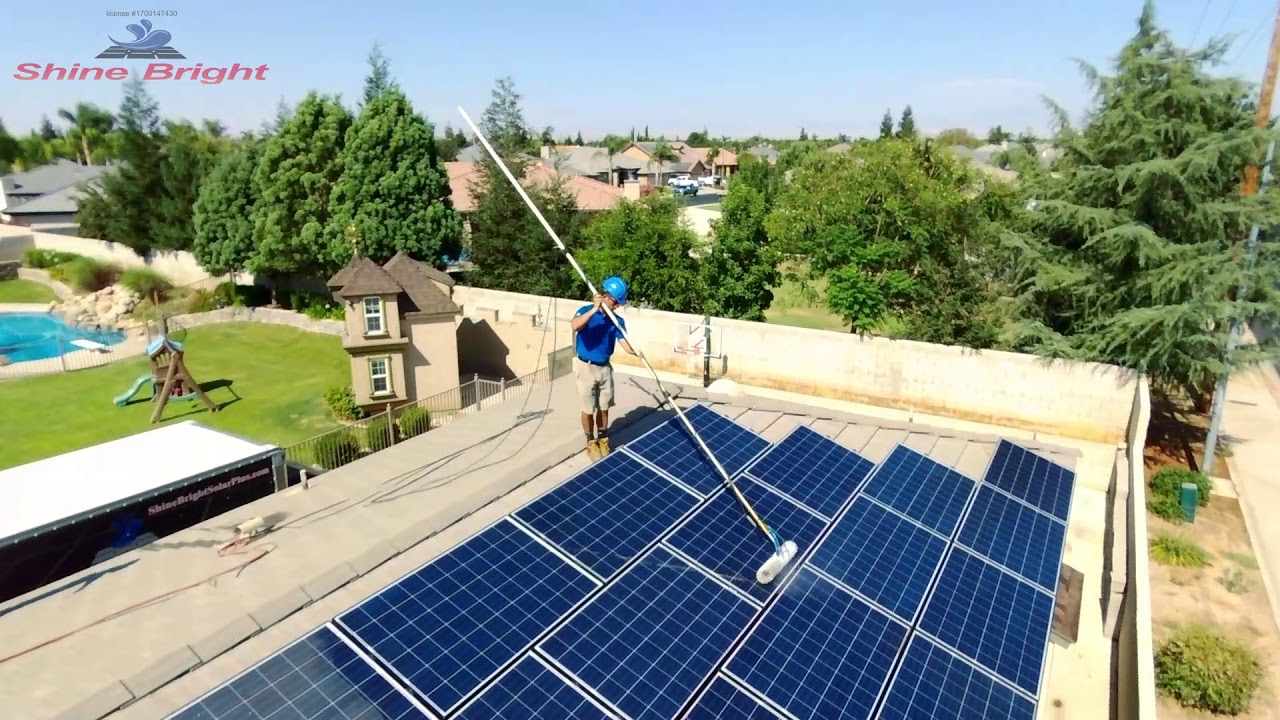 Shine Bright solar panel cleaning - recover up to 25% of lost ...