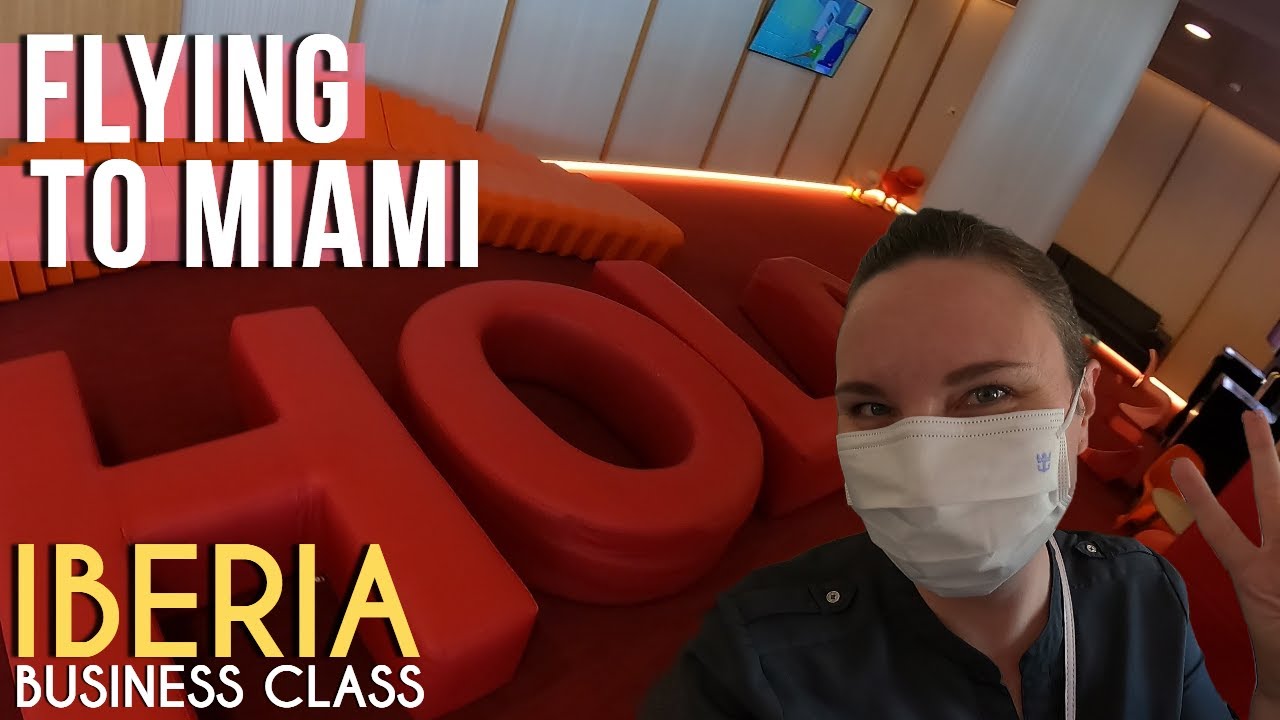 Traveling to Miami in Iberia Business Class // Velazquez Premium Lounge T4 // Discover the World