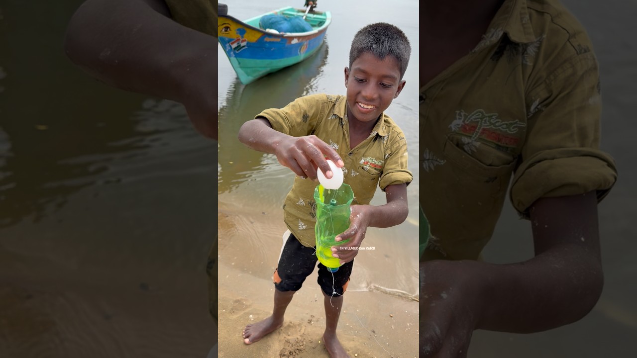 Unique Fishing Method Using Egg and Bottle | Viral Fishing Hack 