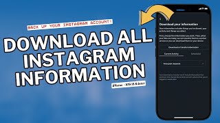 How to Download All Your Instagram Data on an iPhone (iOS 18 - UPDATED)