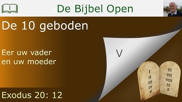 5e gebod - eer uw vader en uw moeder