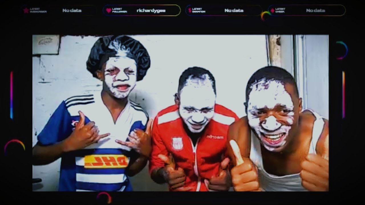 Flour challenge guess the country or city, Night stream with friends.