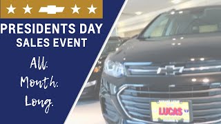 NJ Chevy Presidents Day Sales ALL MONTH LONG!
