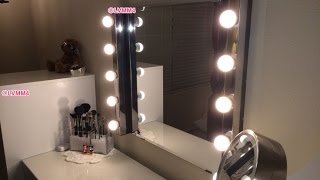 Dressing Table Mirror with Lights Ikea