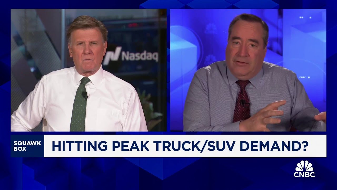 Has the U.S. hit peak truck and SUV demand?