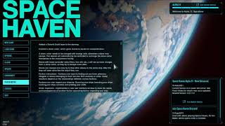 Space Haven Alpha 10 E26 Alpha 11 update