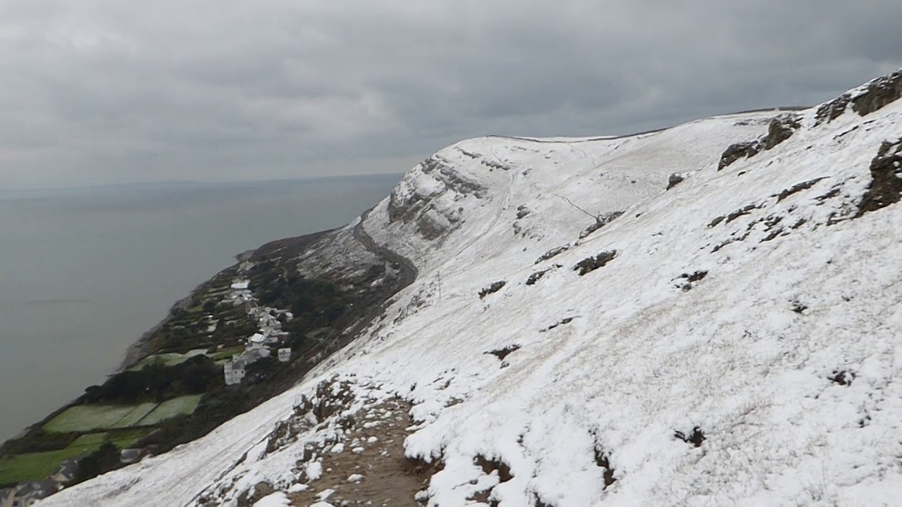 Snow. December 2017. Great Orme, Llandudno, North Wales. YouTube