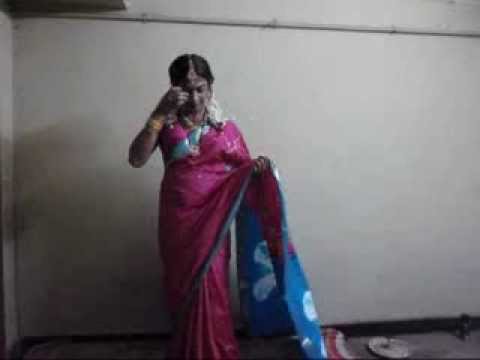 Indian Cross Dresser Nayana Begum In Sare Youtube