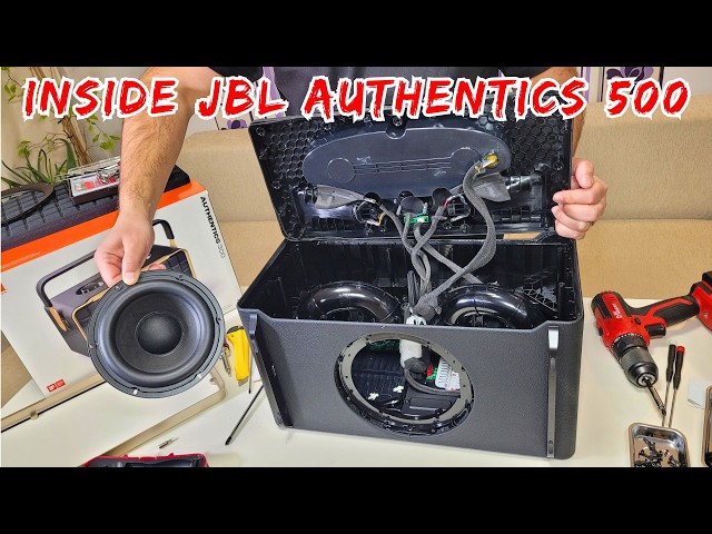 What's inside JBL Authentics 500 (did not expect that!!!) - YouTube