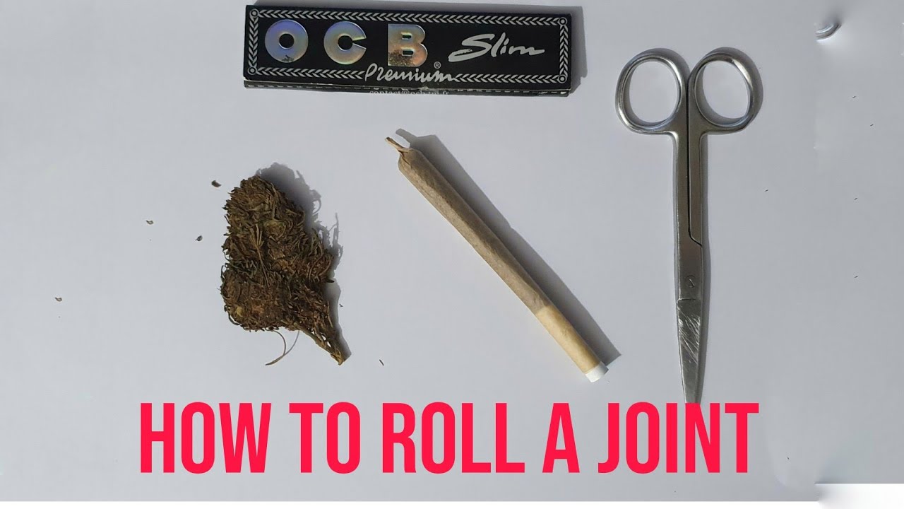 How to Roll A Joint |  Marijuana Rolling 4K