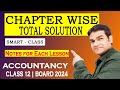 Class 12 Accounts| Chapter wise solution| Accountancy Board Exam 2024| Complete Accounts 2024|