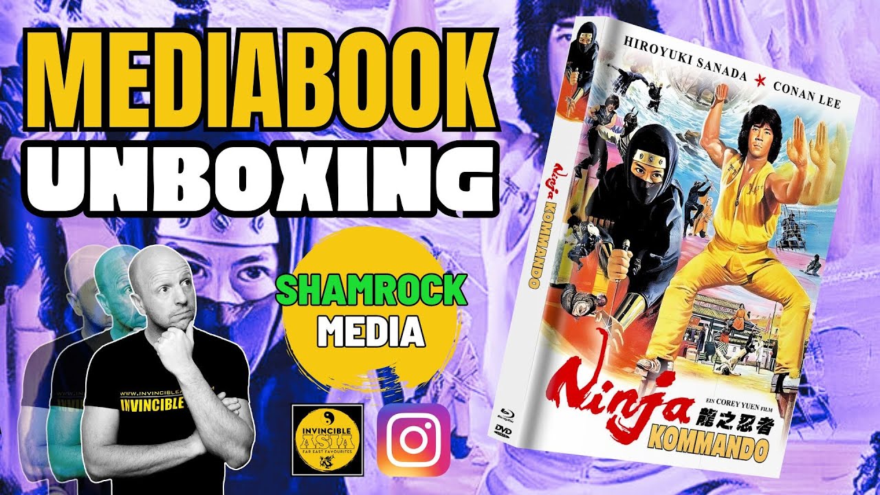 龍の忍者(龍之忍者) NINJA IN THE DRAGONS DEN 龍之忍者 - Shamrock Mediabook Blu-ray