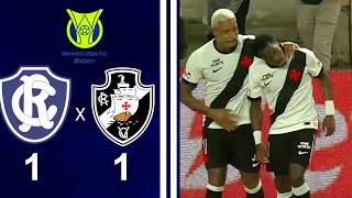 BRASILEIRO SÉRIE A 2026 - 11ª RODADA - REMO 1X1 VASCO