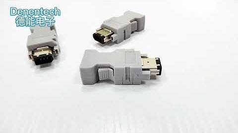 #denentech Assembly introduction of #servo #connector