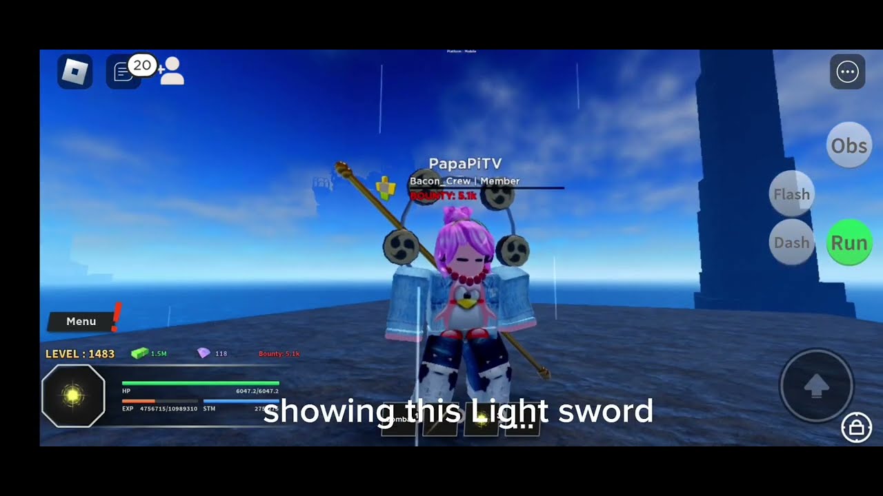 Light fruit showcase || Haze Piece Roblox || Fastest fruit