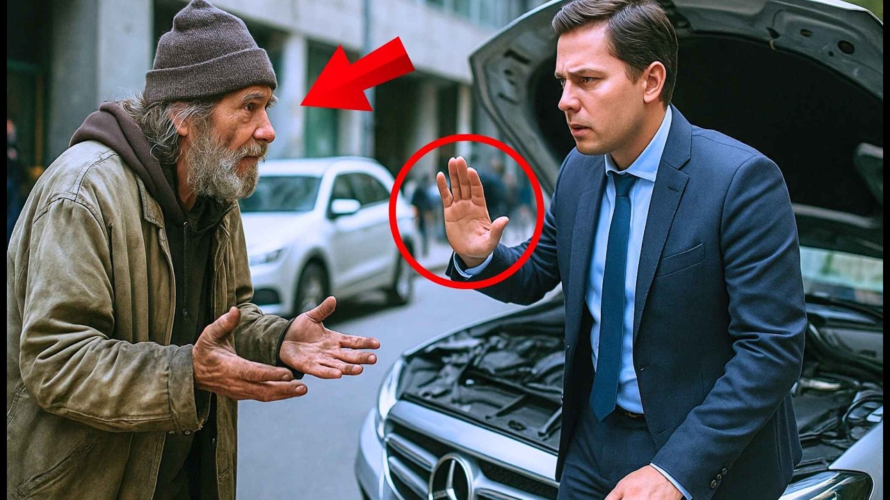 Negaron la ayuda ofrecida por un mendigo — sin saber que había sido un mecánico exitoso.