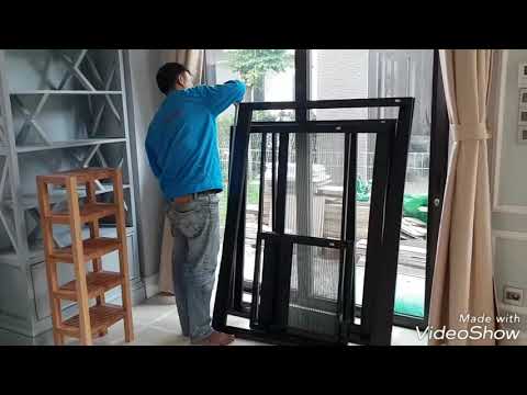 Video Lưới chống muỗi Bình Minh- Quy trình lắp đặt cửa lưới... - youtube