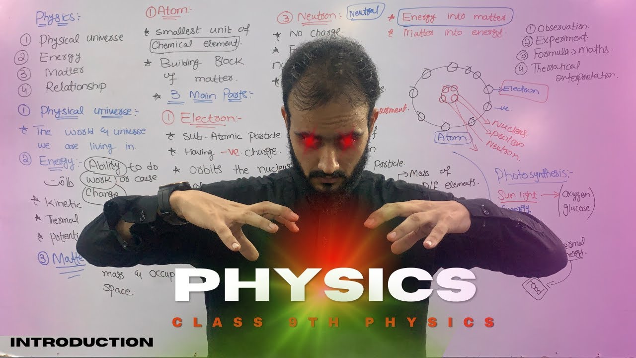 Physics | Define Physics | Introduction | Class 9th | Pashto | Basharat Ali Lectures