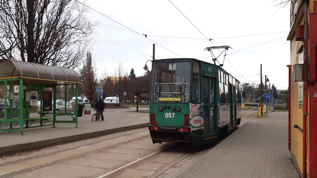 [*] | [Tramwaje Elbląskie] Konstal 805Na #057 - linia 1, kierunek Druska