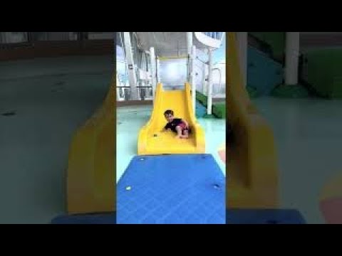 SLIDING into vacation mode!
