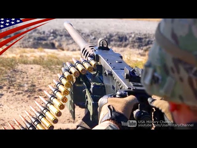 Browning M2 .50 Cal Heavy Machine Gun Live Fire Training - YouTube