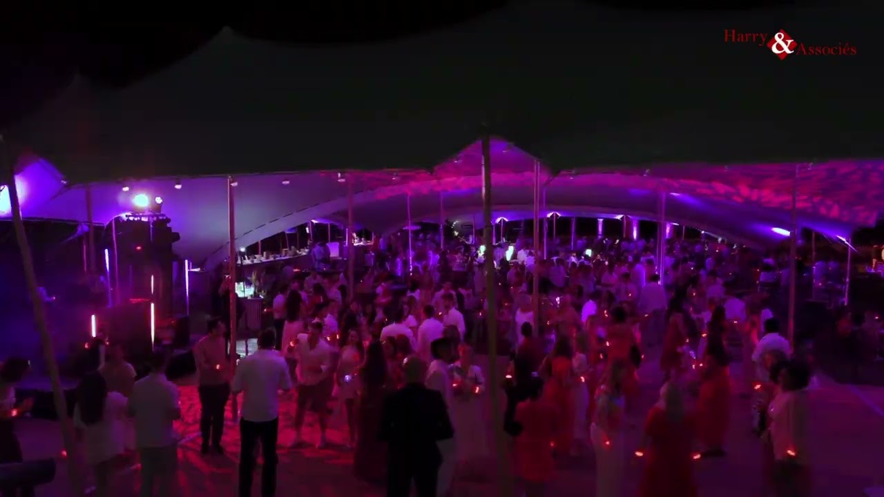 HB Art', création de scénographie lumière pour votre événement au Château Soutard à Bordeaux