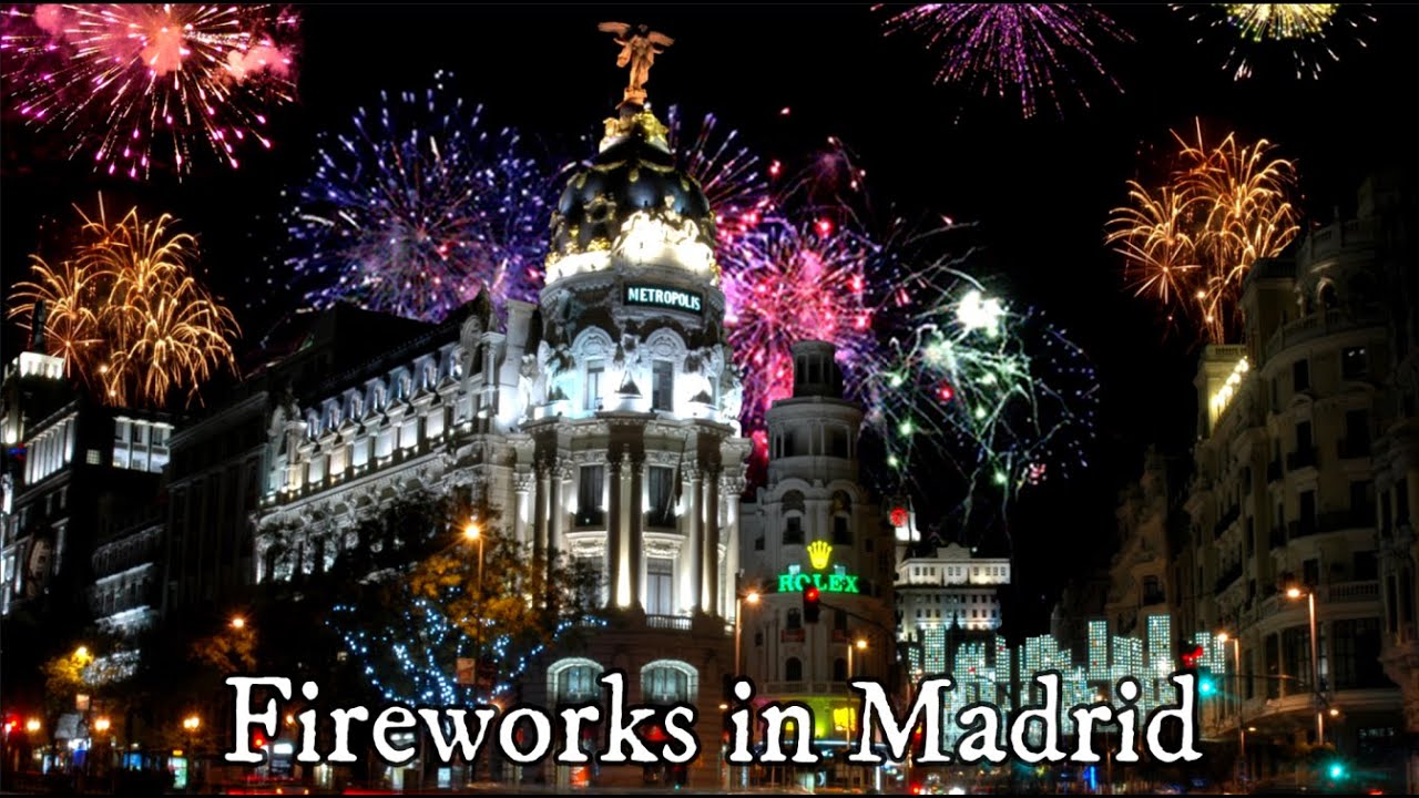 Fireworks in Madrid YouTube
