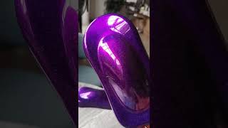 P80031 transparent purple with shimmer powder coating spraying actual effect!#powder #coating #metal P80031 transparent purple with shimmer powder coating spraying actual effect!#powder #coating #metal
